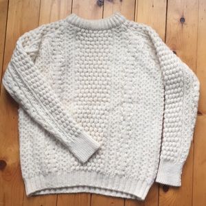 Purple Heather brand.  Men’s knit wool sweater